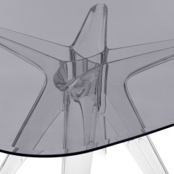 "SIR GIÒ" TABLE, TRANSPARENT / FUMÈ, 3276/16