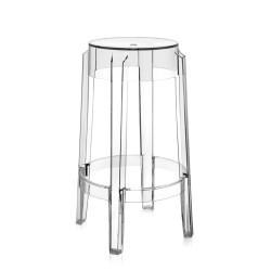 CHARLES GHOST STOOL, CLEAR,...