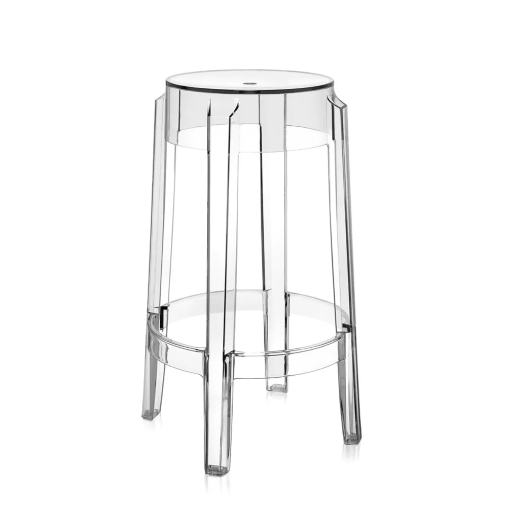 CHARLES GHOST STOOL, CLEAR, 4898/B4