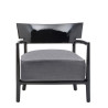 ARMCHAIR CARA BLACK 5842/4D by PHILIPPE STARCK