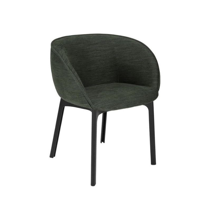 ARMCHAIR "CHARLA", BLACK/ANTHRACITE, 4218/N2