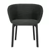 ARMCHAIR "CHARLA", BLACK/ANTHRACITE, 4218/N2