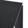 BLACK FOUR TABLE, GRES/MARBLE 6523/MN