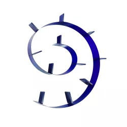 LIBRERIA 11 REGGILIBRI BLU...