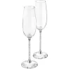 SET DI 2 FLUTE CHAMPAGNE, CRYSTALLINE