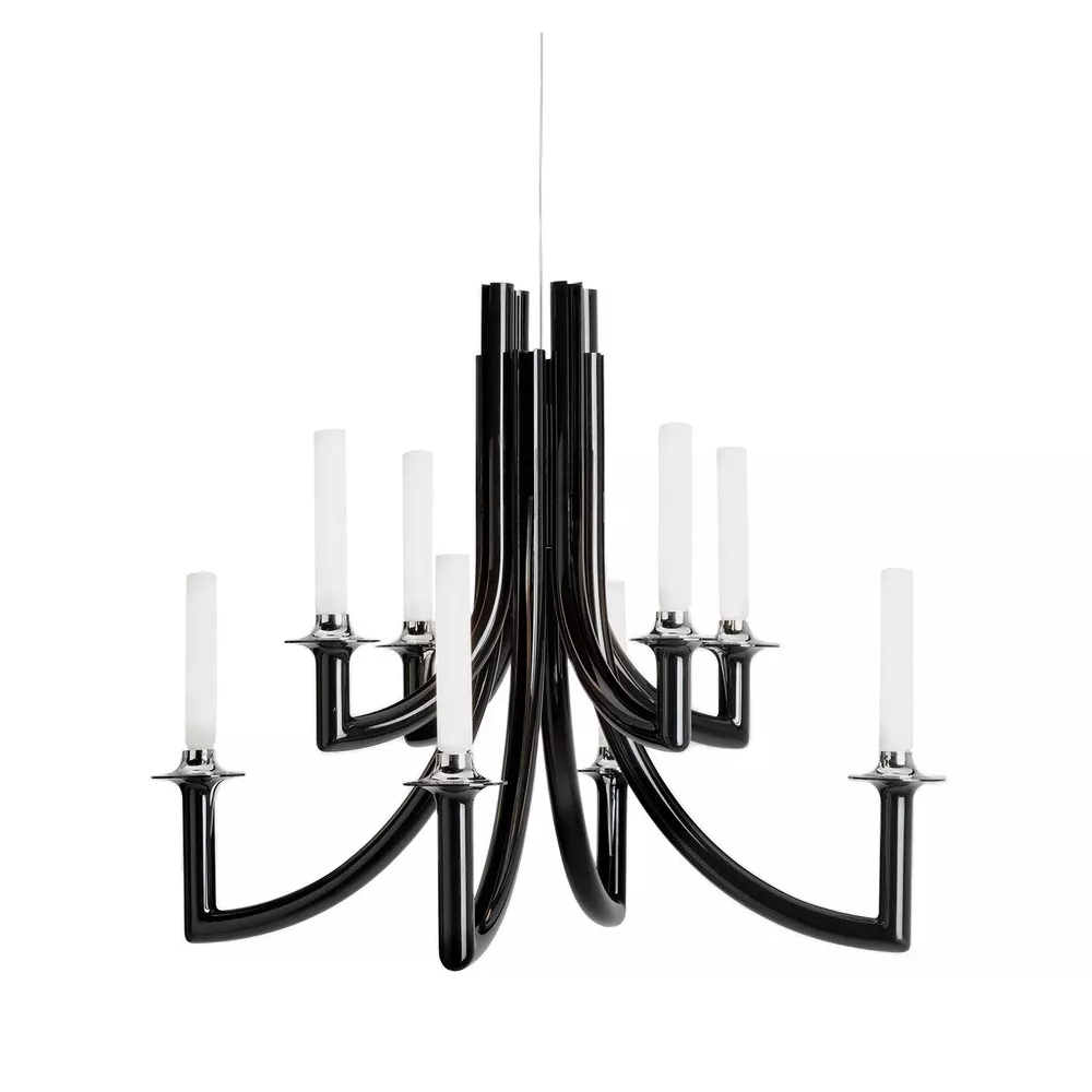 LAMPADA KHAN A SOSPENSIONE, 9550/E6, NERO