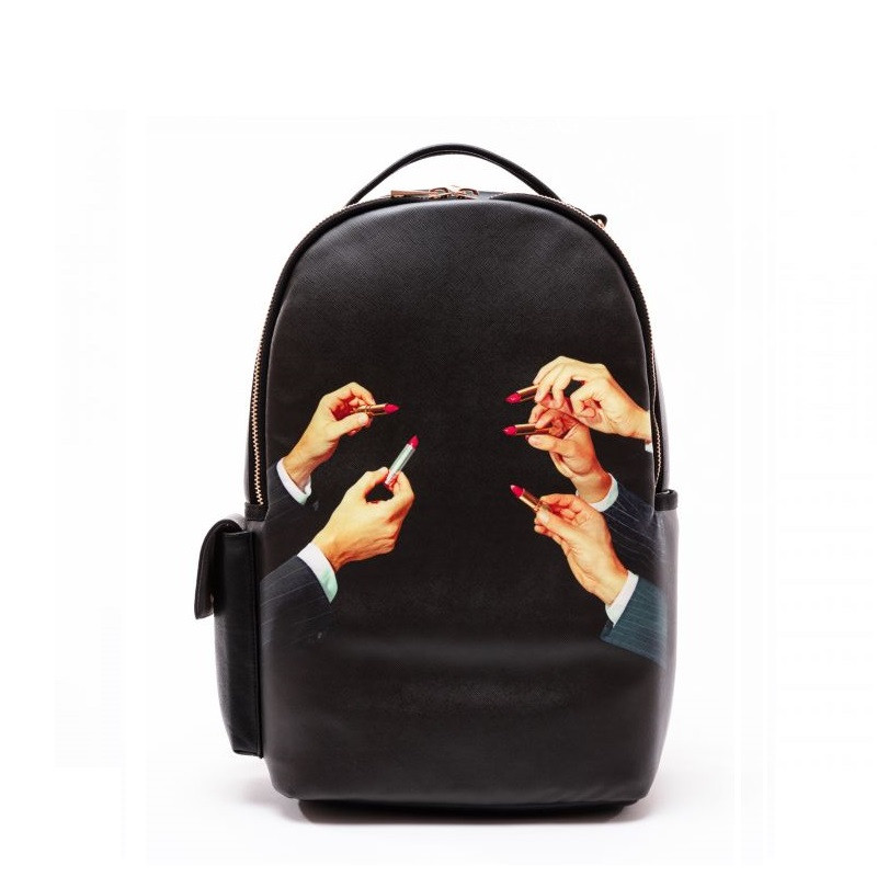 BLACK RUCKSACK "LIPSTICK", TOILETPAPER, 2350