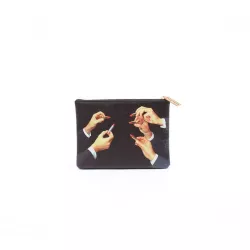 POCHETTE LIPSTICKS BLACK 02535