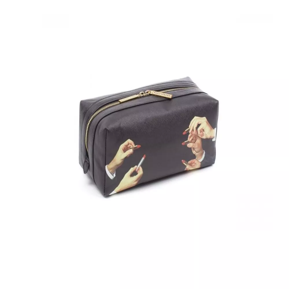 BEAUTY CASE 23 x 8 CM LIPSTICKS BLACK 02554