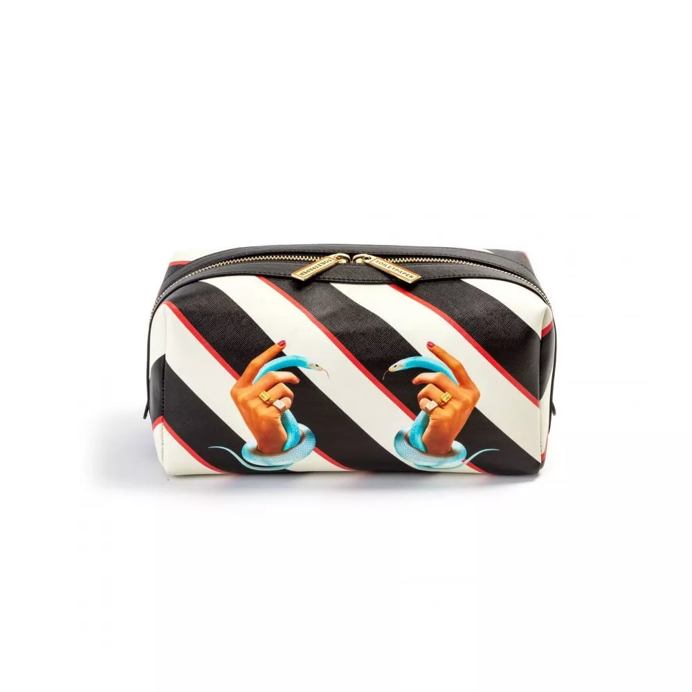 BUSTA BAGNO STRIPES HANDS WITH SNAKES - 02591