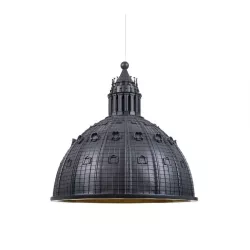 CEILING LAMP GREY 45 CM 07968
