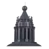 LAMPADARIO CUPOLONE GRIGIO 45 CM 07968