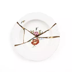 22 CM SOUP PLATE, KINTSUGI...