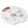 42 CM OVAL TRAY, KINTSUGI 09655