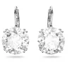 MILLENIA DROP EARRINGS, ROUND CUT