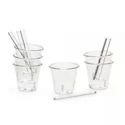S/6 COFFEE SET GLASS...