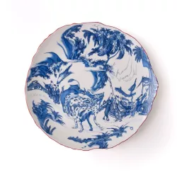 FLAT PLATE 28 CM, BLU...