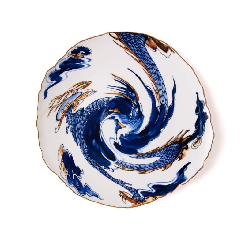 FLAT PLATE 28 CM, IMARI DRAGON, 11206