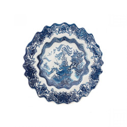 FRUIT PLATE 21 CM, WILLOW WAVE, 11232