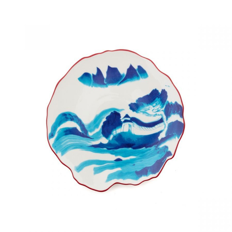 FRUIT PLATE 21 CM, MELTING LANDSCAPE, 11233