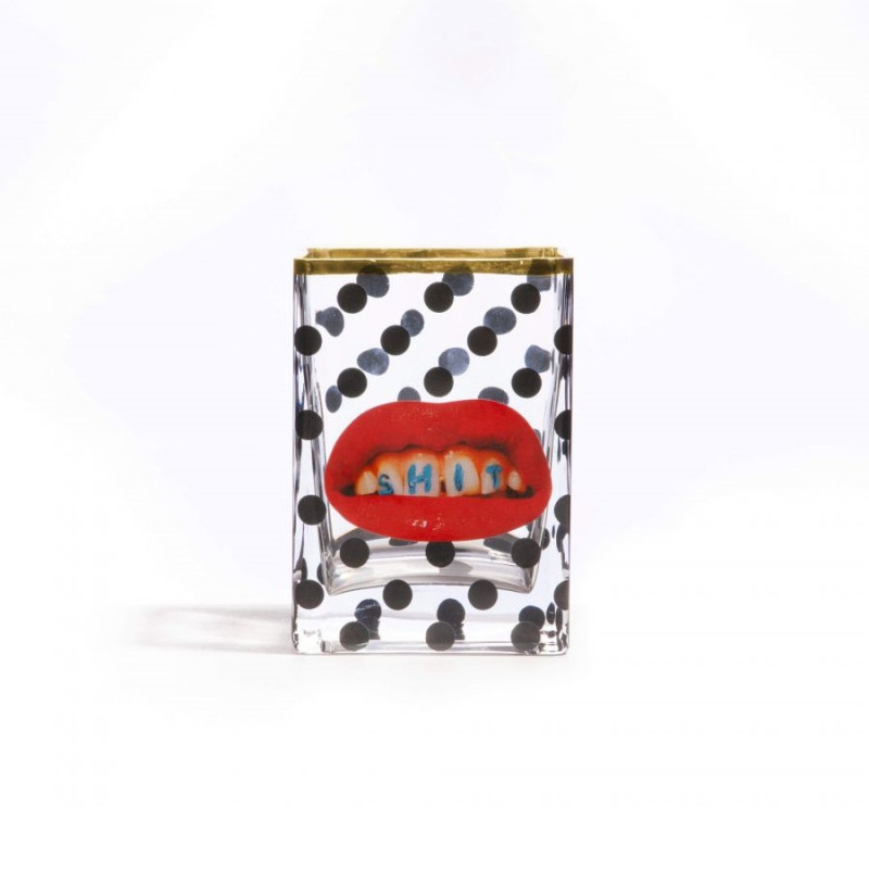 VASO VETRO SHIT POIS 14 CM 14120