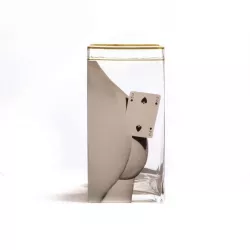 VASO VETRO TWO OF SPADES 30...