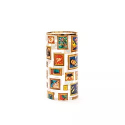 CYLINDRICAL GLASS VASE 30...