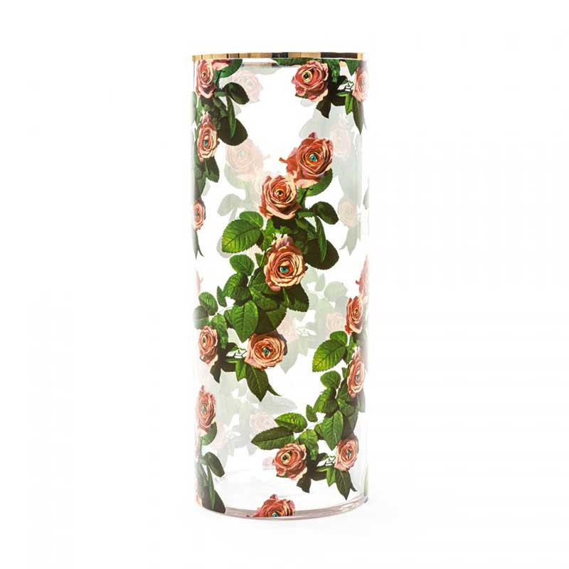 VASO 50 VETRO ROSES 14203