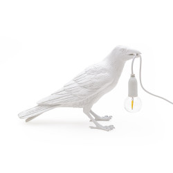 WAITING BIRD LAMP WHITE...