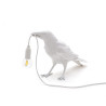 WAITING BIRD LAMP WHITE  14732 SELETTI