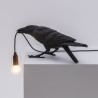 PLAYING BIRD LAMP BLACK 14736 SELETTI