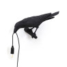 LOOKING LEFT BIRD LAMP BLACK 14737 SELETTI