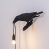 LOOKING LEFT BIRD LAMP BLACK 14737 SELETTI