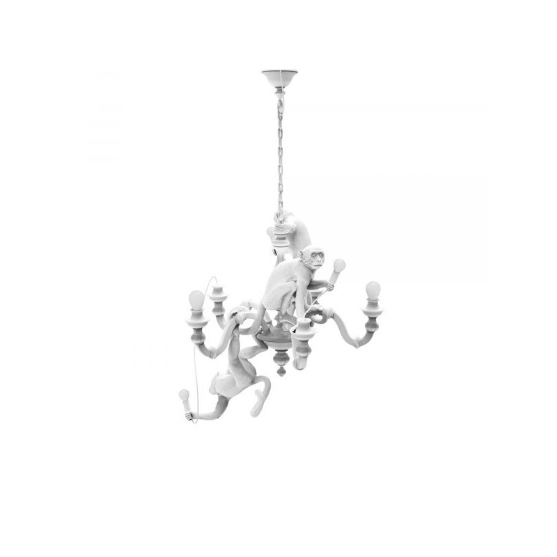 MONKEY CHANDELIER 14865 BIANCO SELETTI