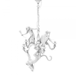 MONKEY CHANDELIER 14865 BIANCO SELETTI