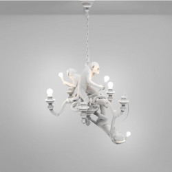 MONKEY CHANDELIER 14865 BIANCO SELETTI