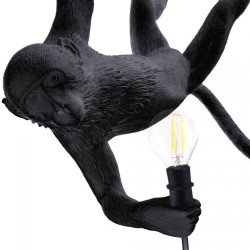 SWING MONKEY LAMP - BLACK 14916