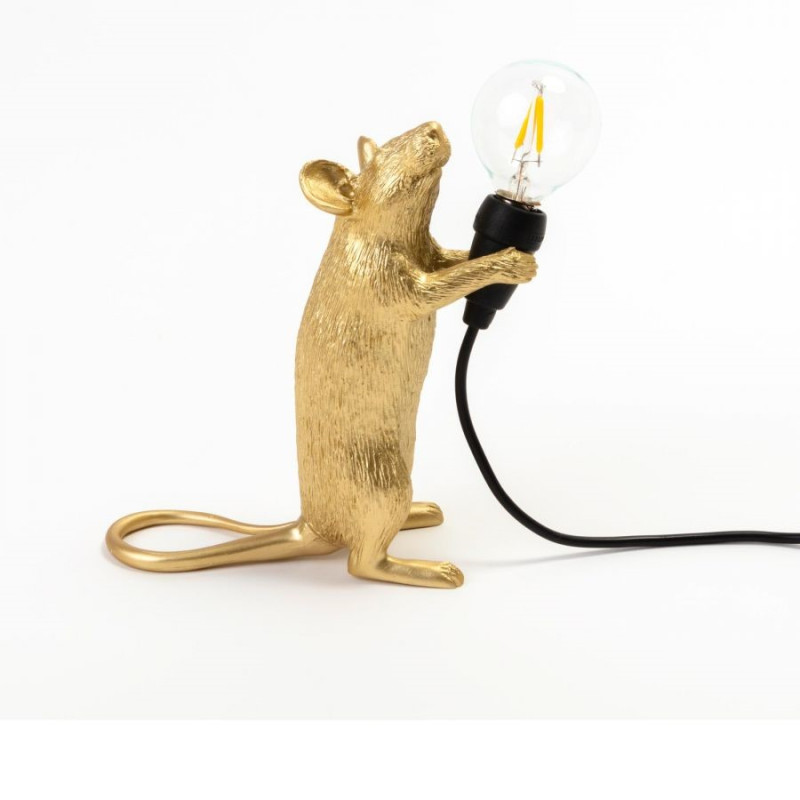 MOUSE USB LAMP STEP GOLD 15230