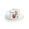 TAZZA CAFFE C/P VETRO I LOVE YOU 15970