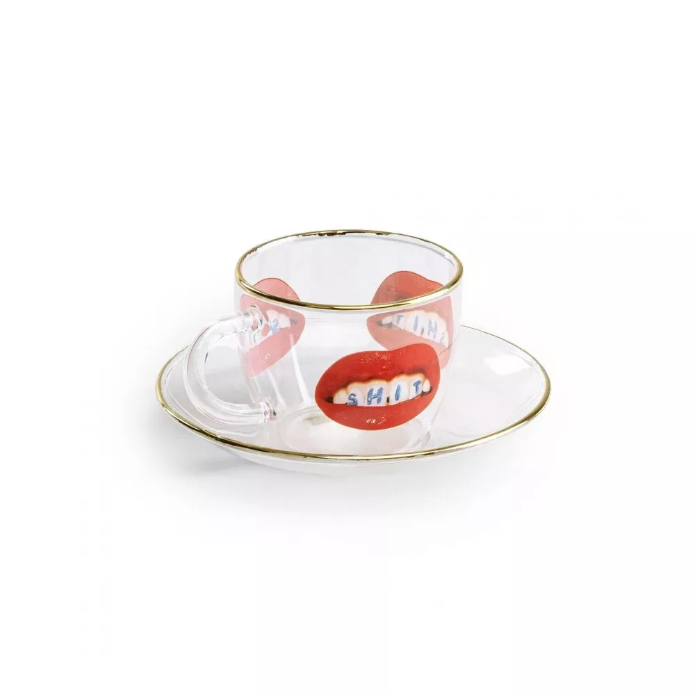 TAZZA CAFFE C/P VETRO SHIT 15973