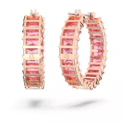 MATRIX HOOP EARRINGS, BAGUETTE CUT