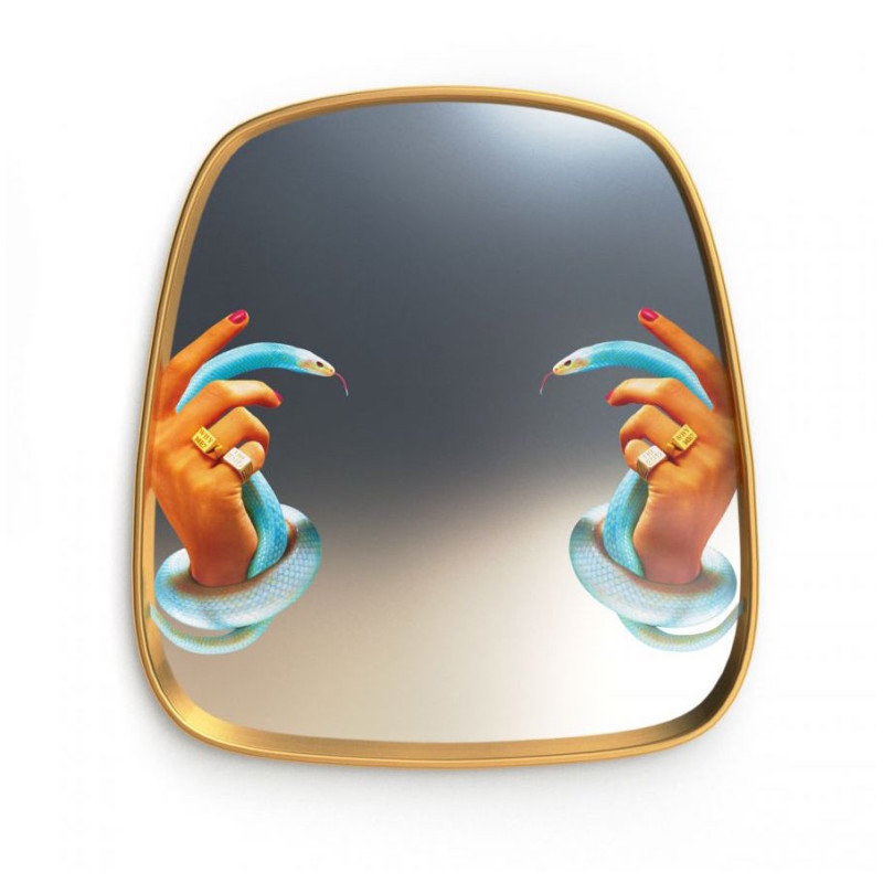 SPECCHIO 54 X 59 LEGNO SNAKES 17040
