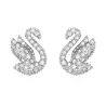 SWAROVSKI ICONIC SWAN STUD EARRINGS