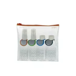 SET BOTTIGLIETTE TRASPARENTI