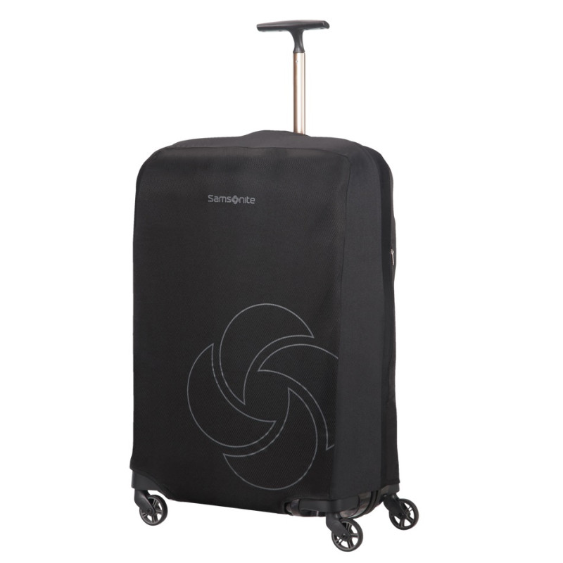 LUGGAGE COVER M/L, GLOBAL, BLACK, CO1.09.009