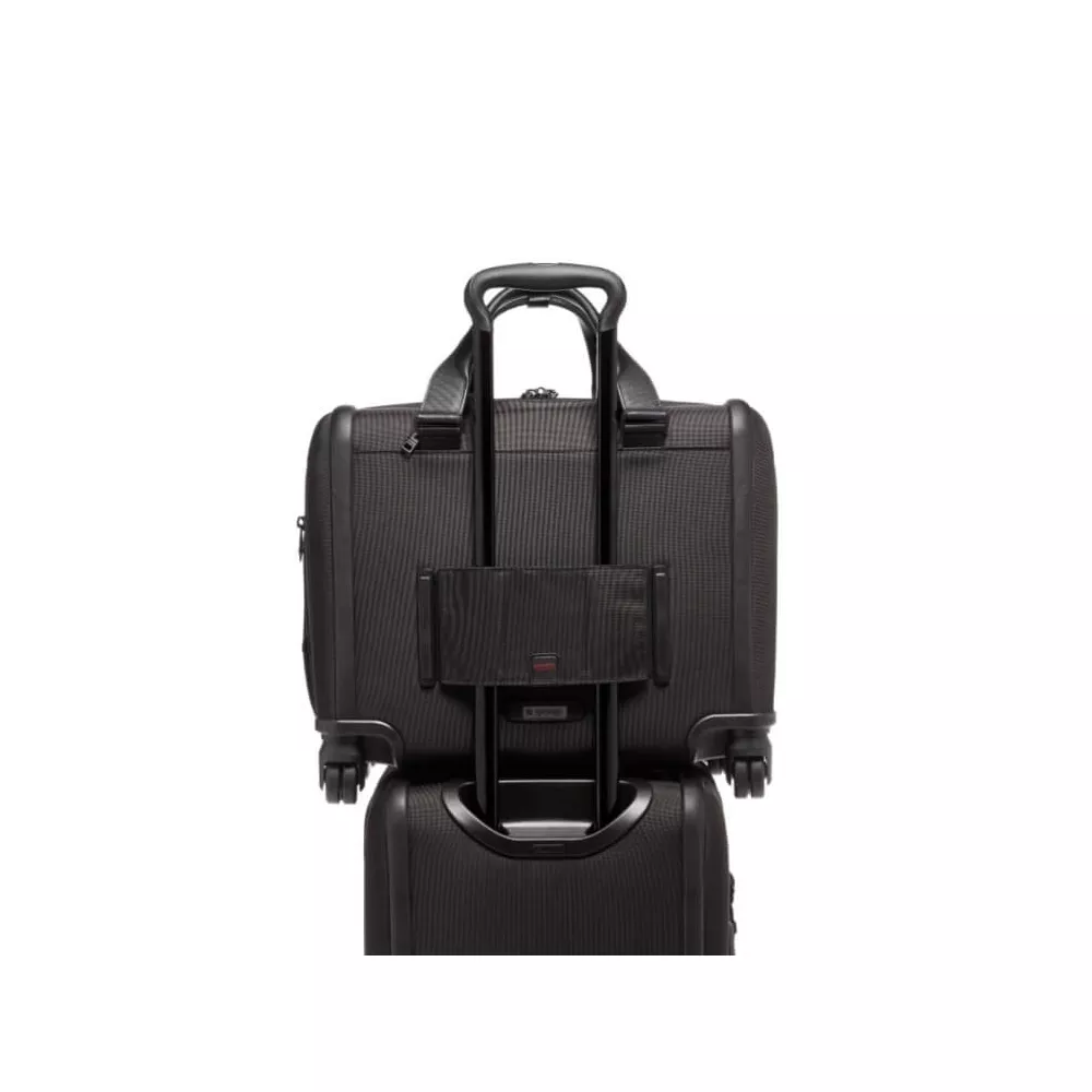 TUMI - DELUXE 4 WHEELED LAPTOP CASE BRIEF, 