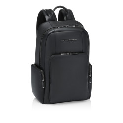 BACKPACK S BLACK LEATHER...