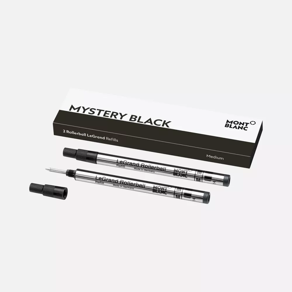 2 ROLLERBALL LEGRAND REFILLS MEDIUM MYSTERY BLACK - 128225