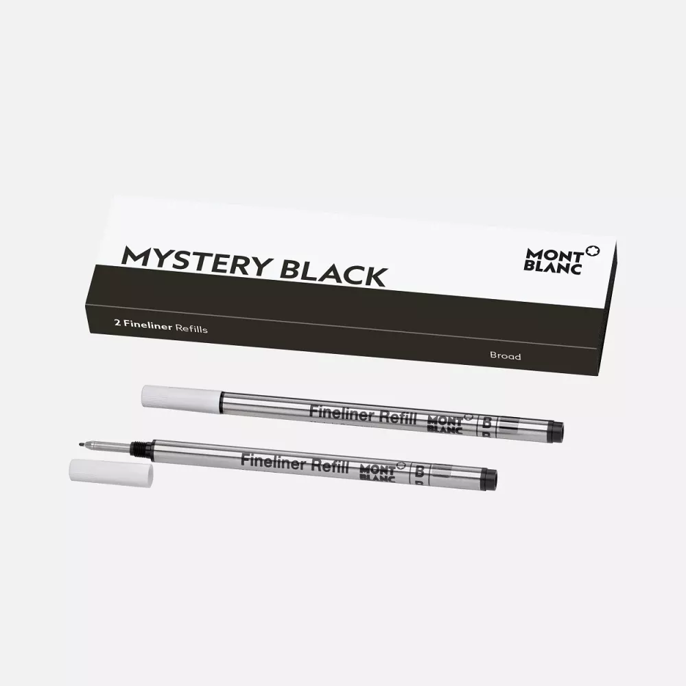 2 BORAD FINELINER REFILLS MYSTERY BLACK - 128247