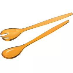 POSATE INSALATA HAPPY ARANCIO